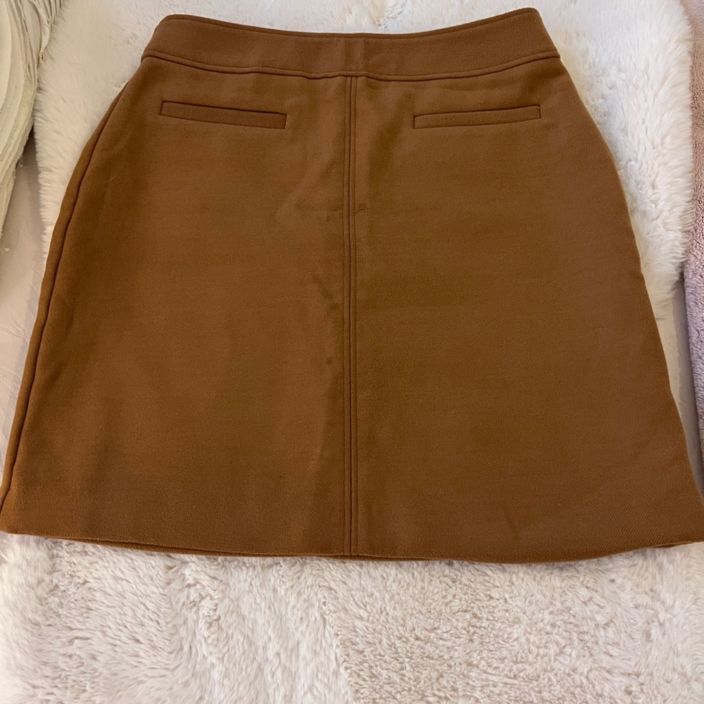 LOFT Tan Mini Skirt